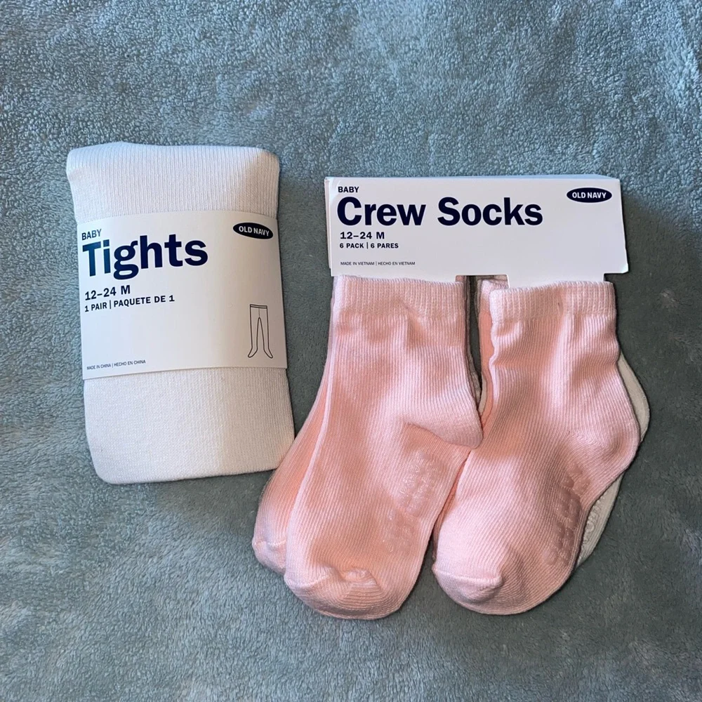 Old Navy Baby girl socks and tights